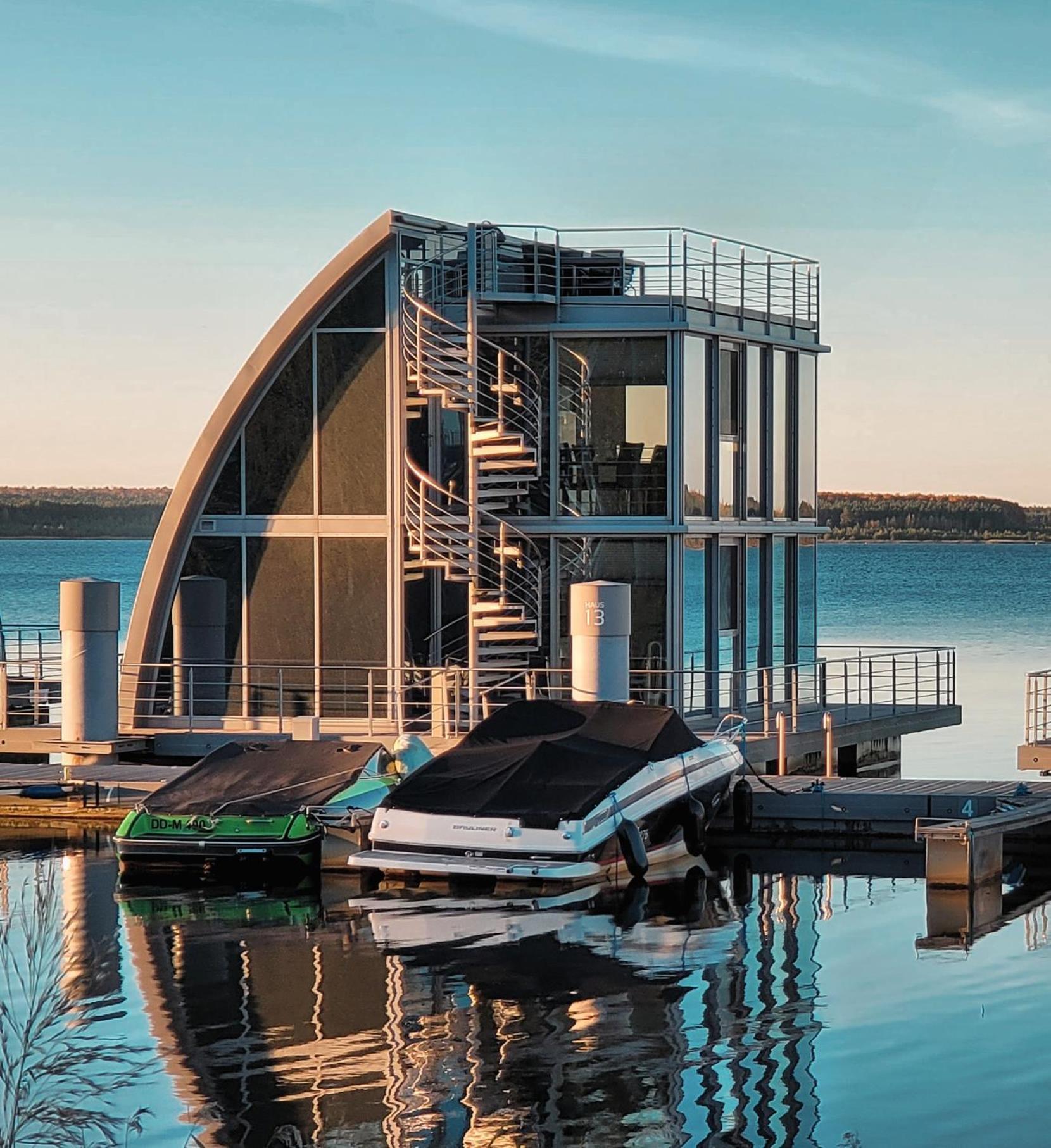 Schwimmende Ferienwohnung Sundowner Elsterheide Zewnętrze zdjęcie