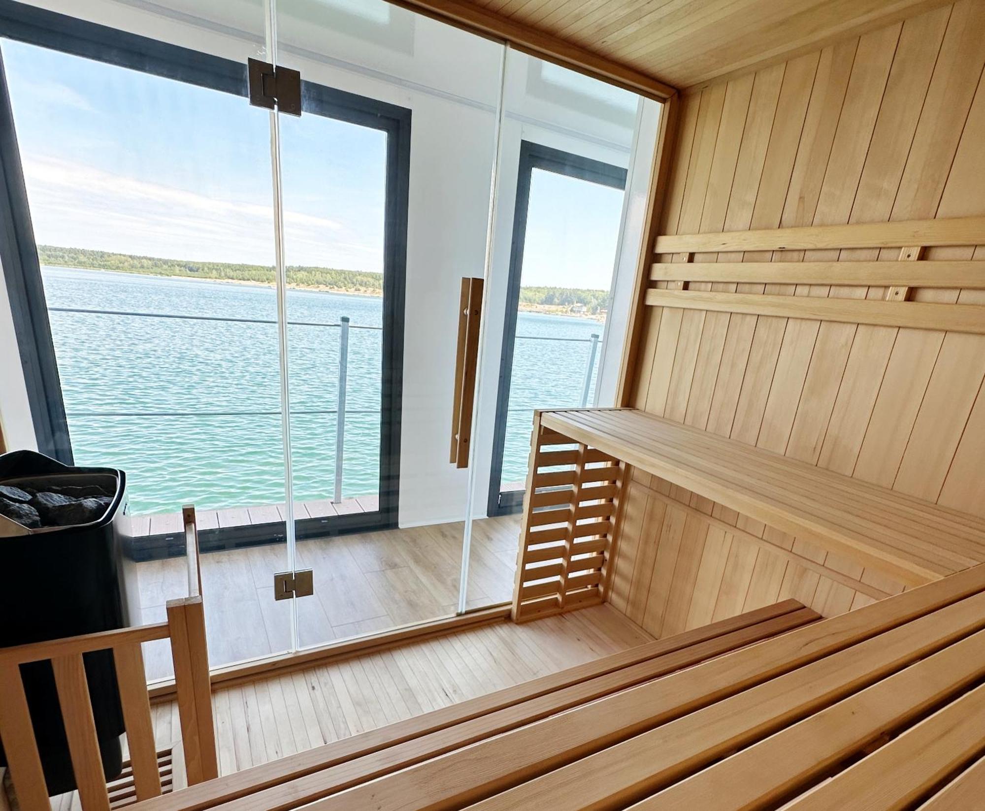 Schwimmende Ferienwohnung Sundowner Elsterheide Zewnętrze zdjęcie