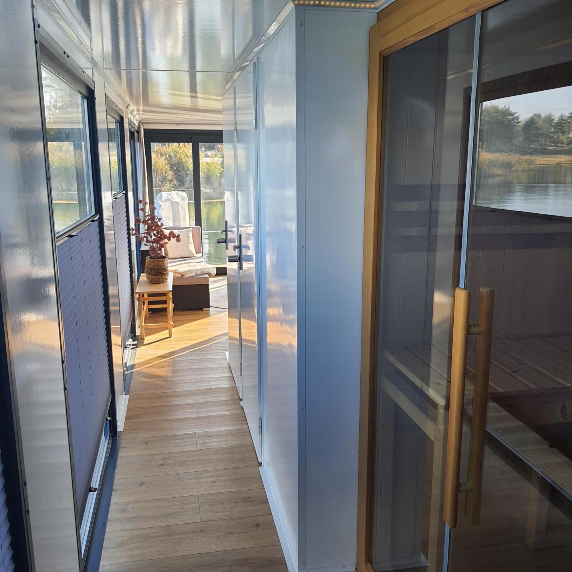 Schwimmende Ferienwohnung Sundowner Elsterheide Zewnętrze zdjęcie