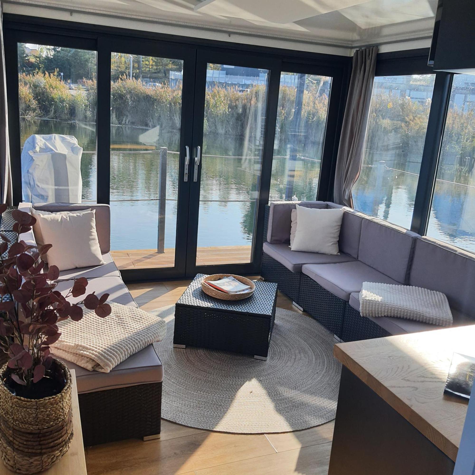 Schwimmende Ferienwohnung Sundowner Elsterheide Zewnętrze zdjęcie